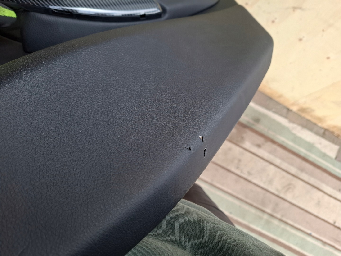 side door right rear part BMW F30 black leather