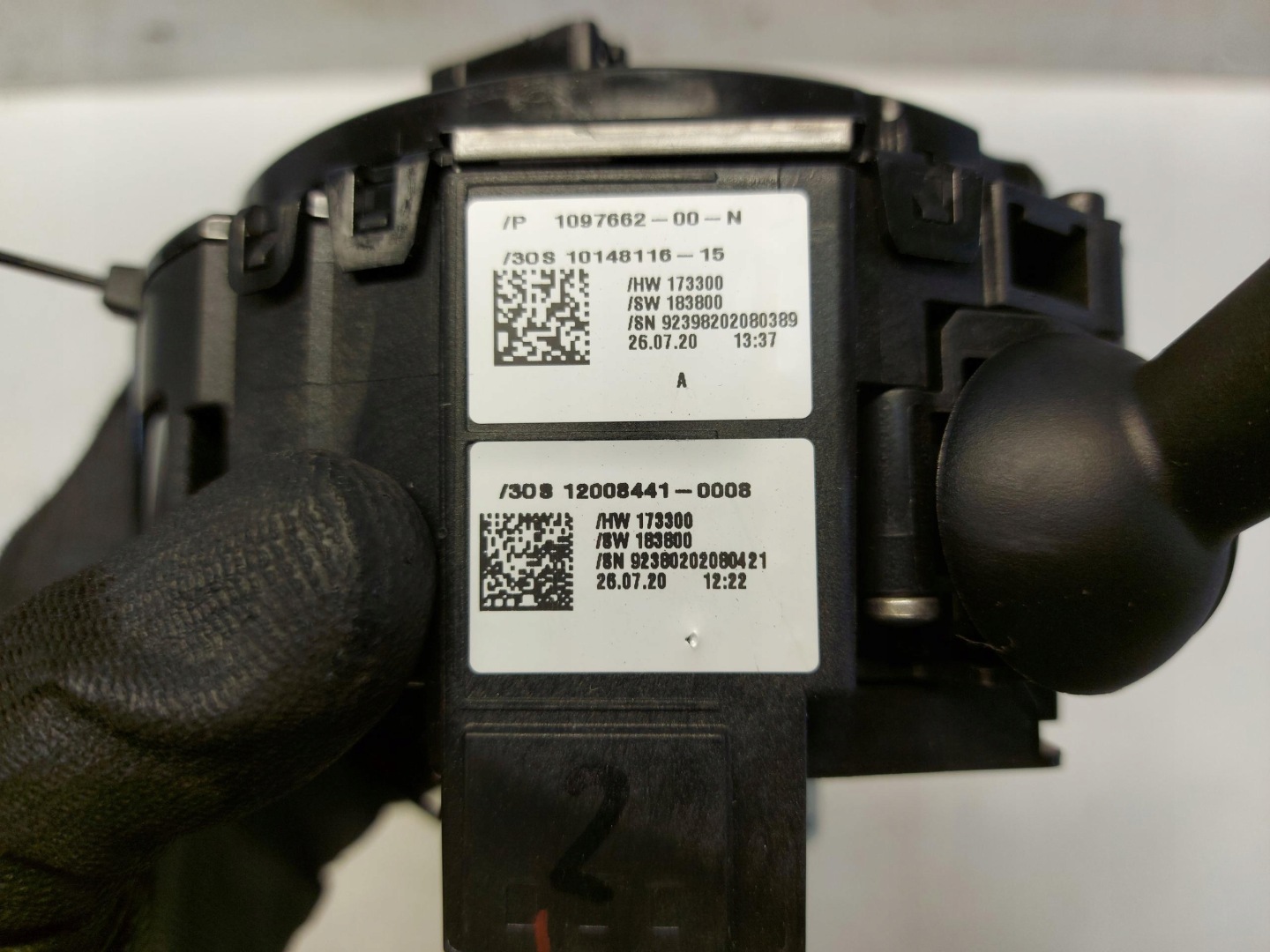 TESLA MODEL 3 Commodo essuie glace Indicateurs de direction 1097662-00-n