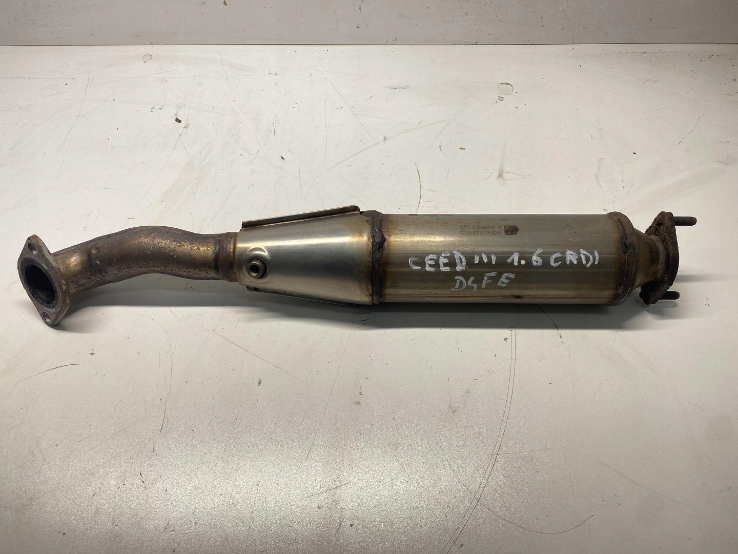 filter FAP catalyst KIA CEED III 1,6 CRDI D4FE KIA K02U000