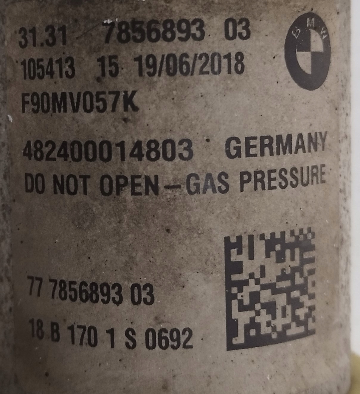 BMW 5 F90 M5 shock absorber EDC left front front 7856893