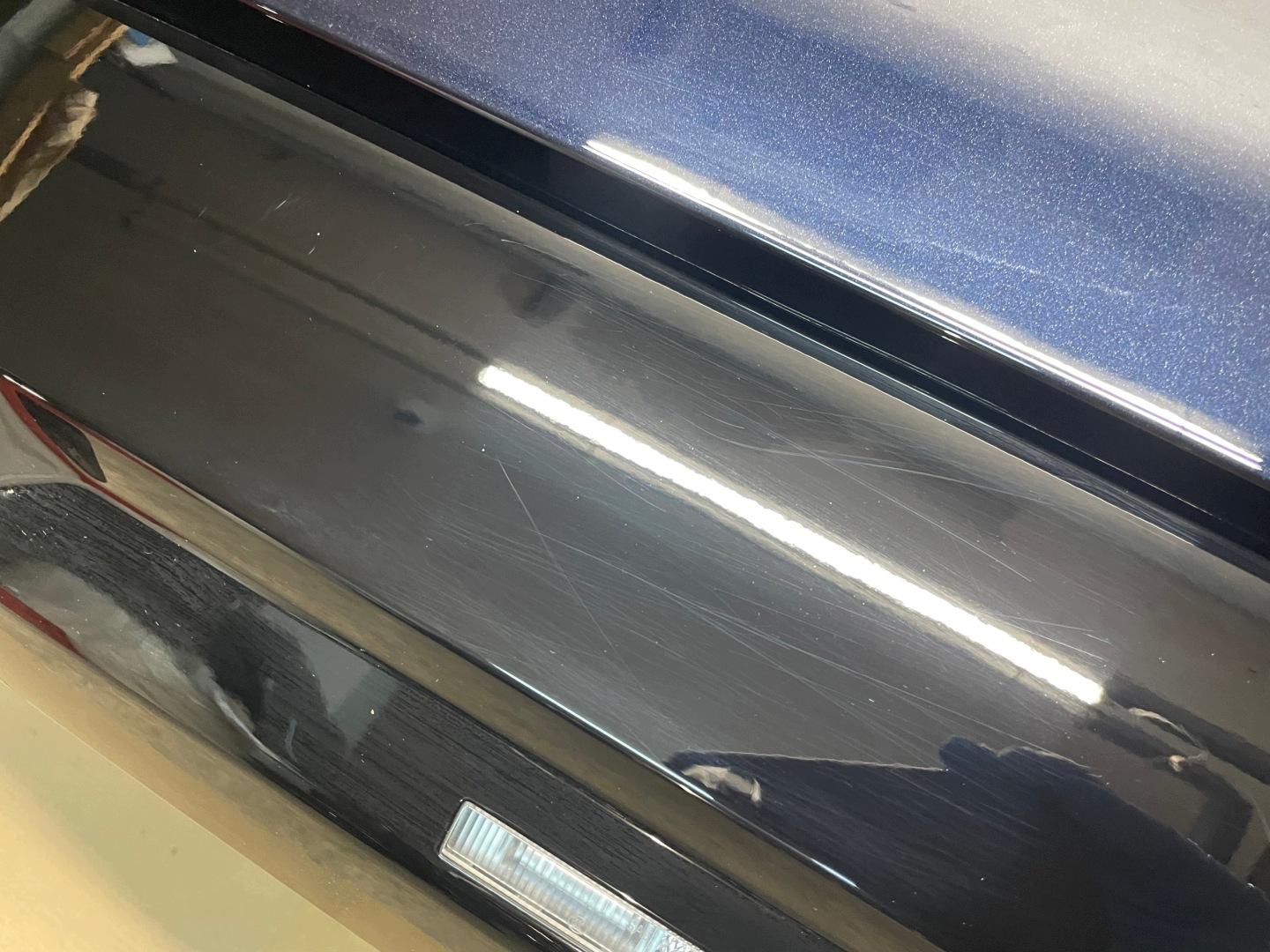 bumper rear part 6X PDC m-packet complete BMW 5 G61 colour 416 EUROPA