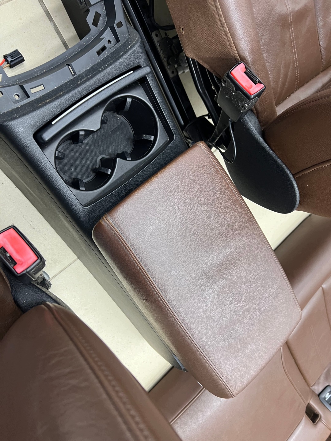 AUDI A7 C7 4G 10-14 seats side KOMPLET leather BRAZOWE GRZANE