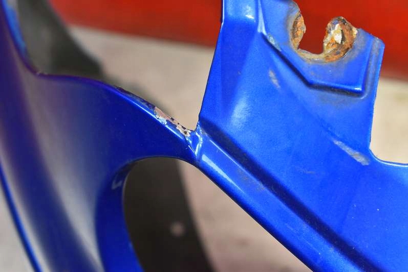 bumper front front blue MG ZR 105 01-05