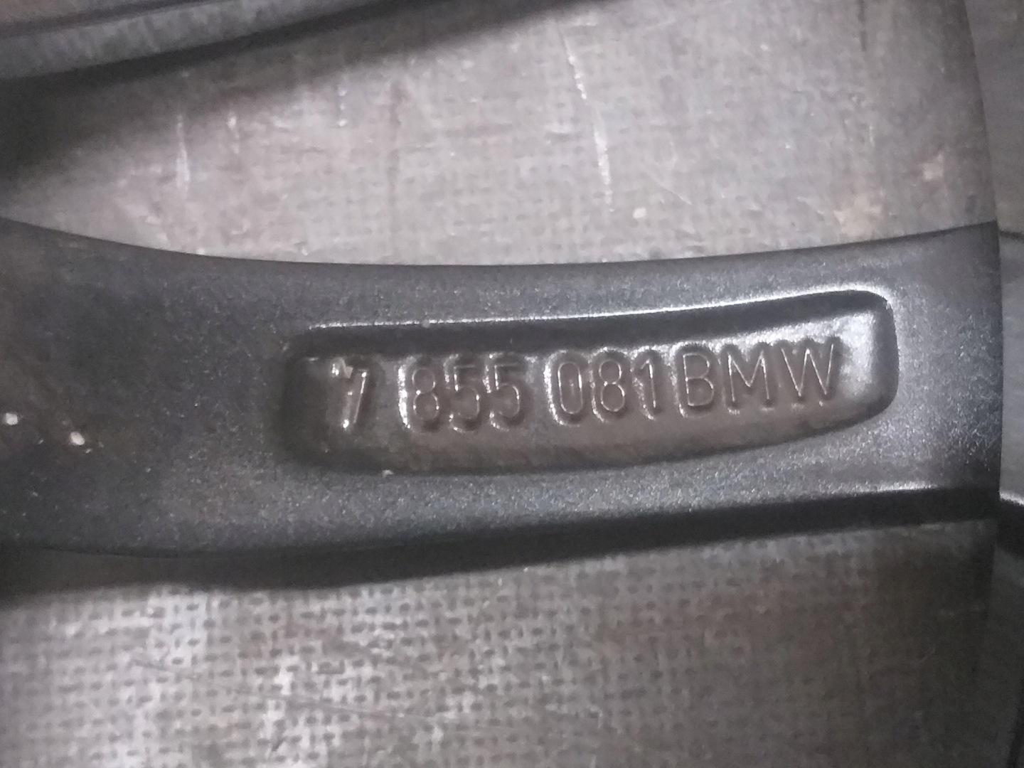 disk hliníkový BMW 8J 18" ET30 5X112 7855081