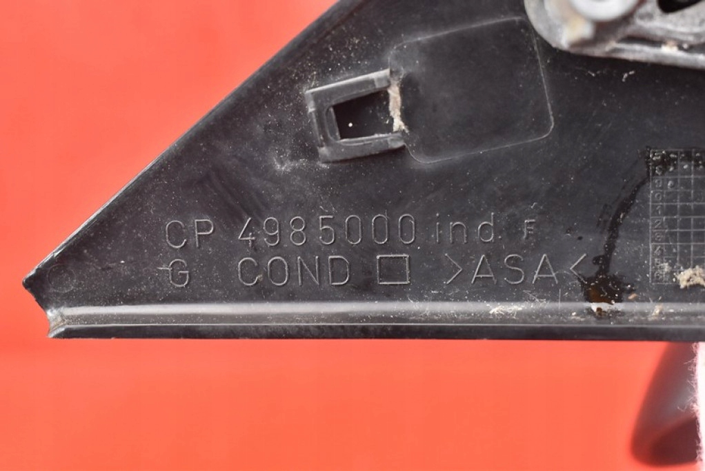 mirror left manually black, CP4985000 EU PEUGEOT 206 98-03