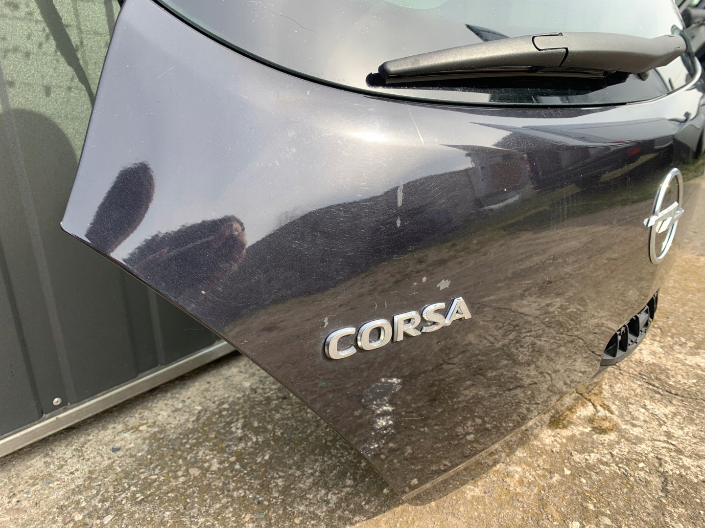trunk door cover boot OPC Line Opel Corsa D 3D