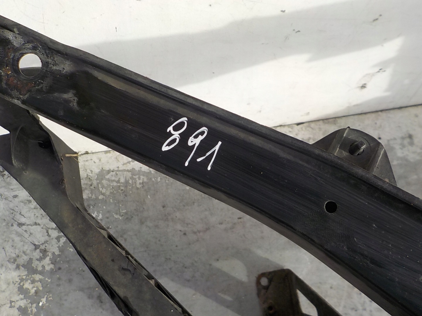 891 OPEL CORSA D support panel for radiators sider pillar iron