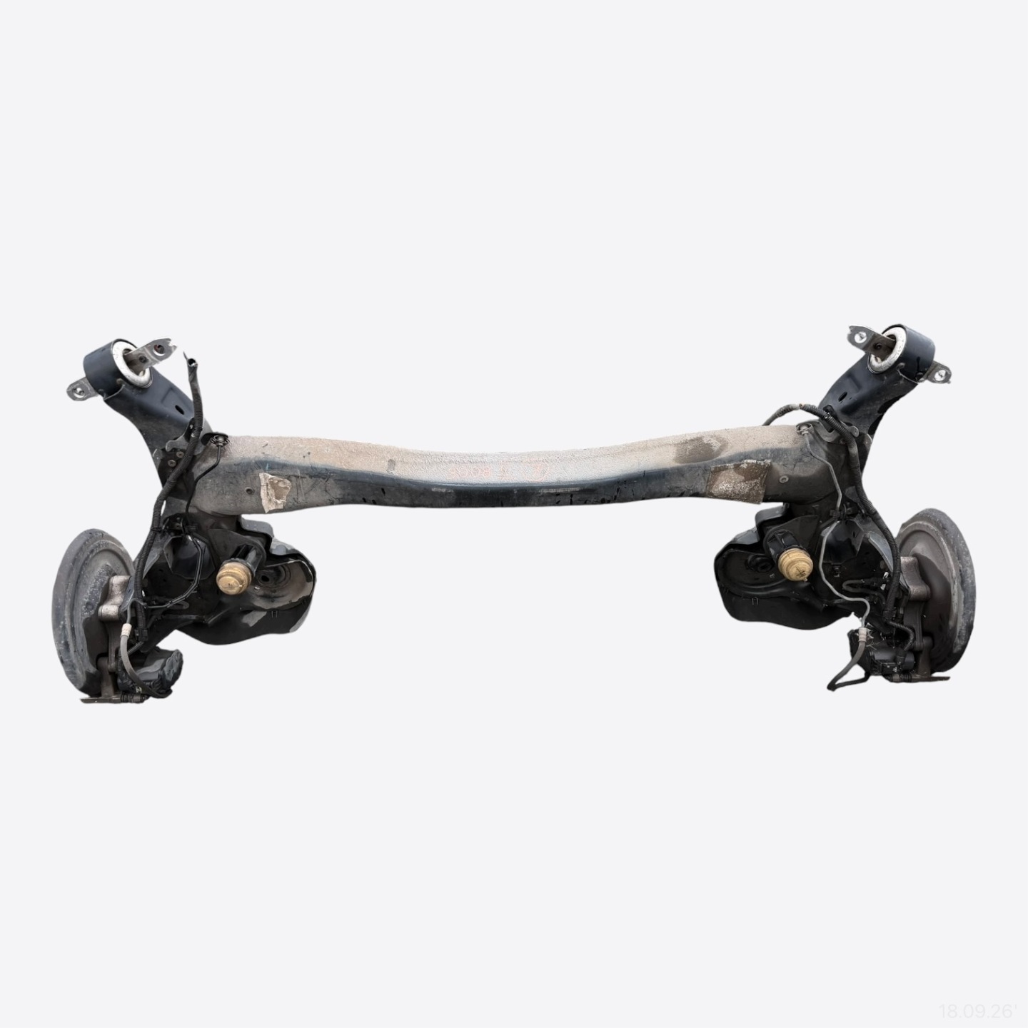 suspension beam axis rear complete calipers PEUGEOT 3008 II discs