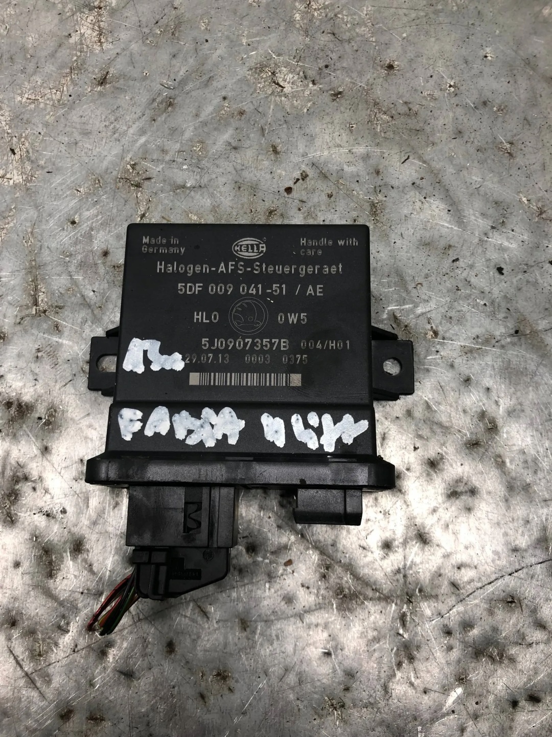 modulo luci SKODA FABIA II LIFT 5J0907357B