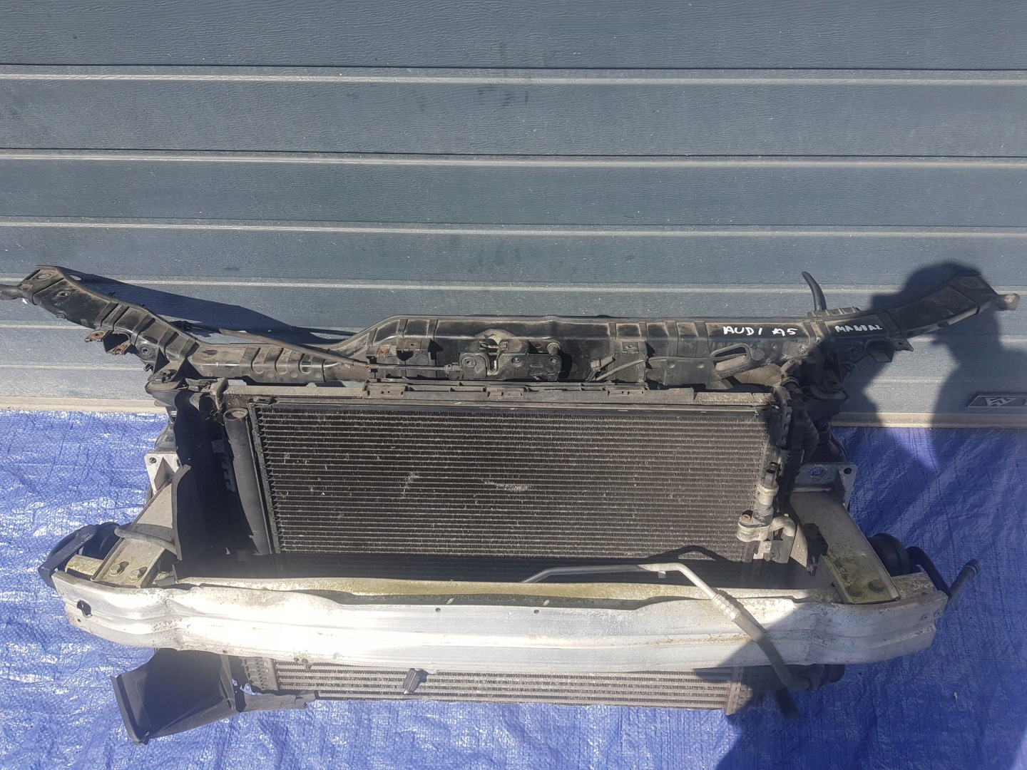 support panel for radiators front radiator AUDI A5 8T 2.0 TFSI