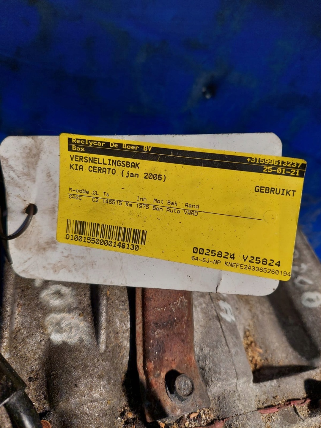 Getriebe KIA CERATO 2.0 B M4MLD G4GC 146tyskm