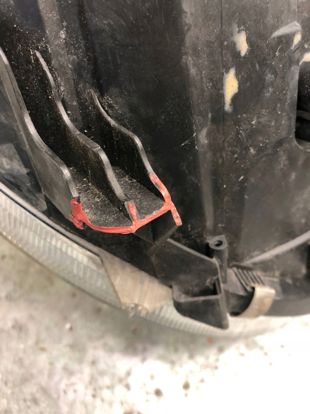 light left front lens MERCEDES W211 LIFT 162591-00