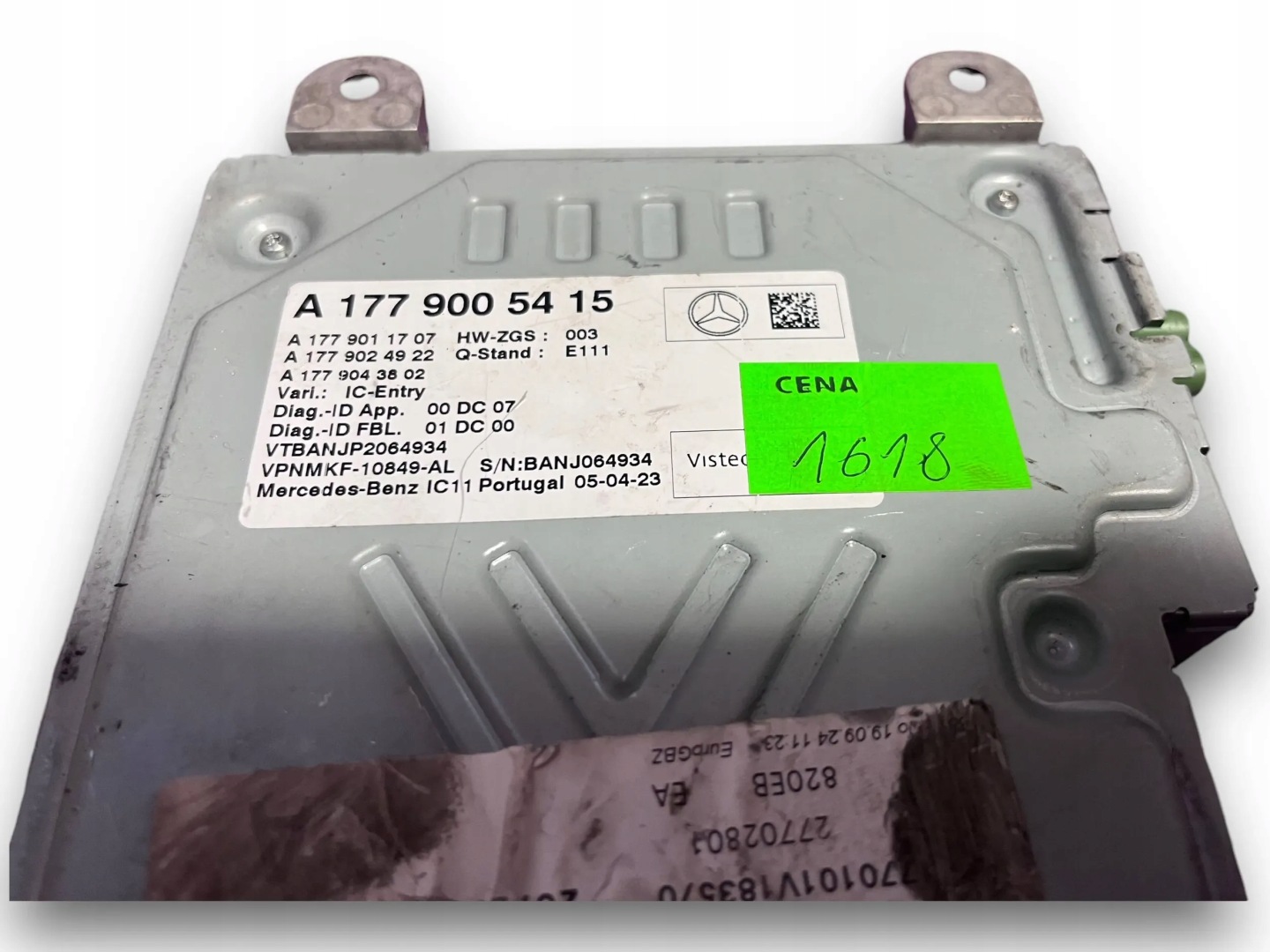 MERCEDES W177 Module Instruments tachymètre compte tours 1779005415 @M