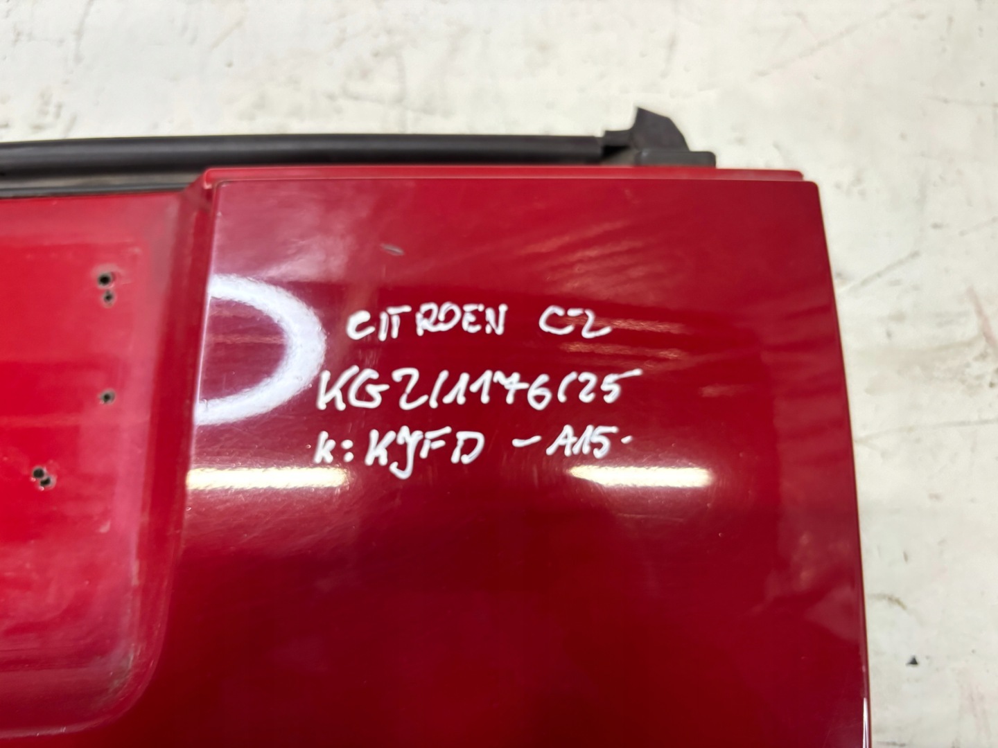 trunk door boot lower Citroen C2 k: KJFD