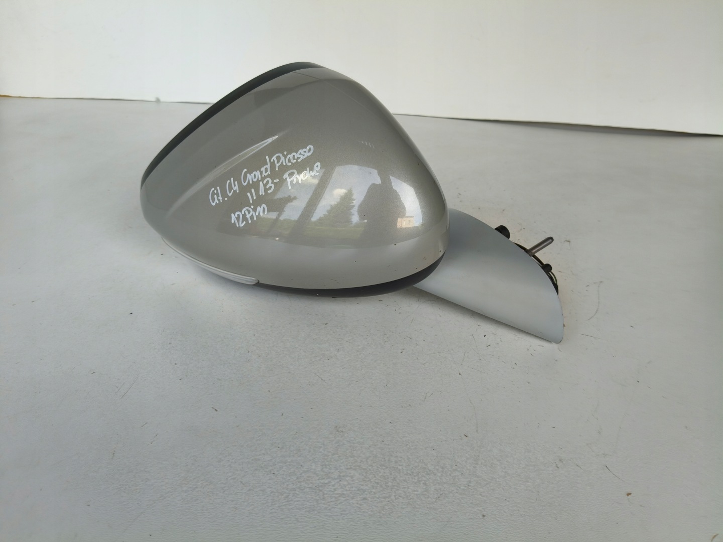 mirror right CITROEN C4 GRAND PICASSO II 13- 12 PIN