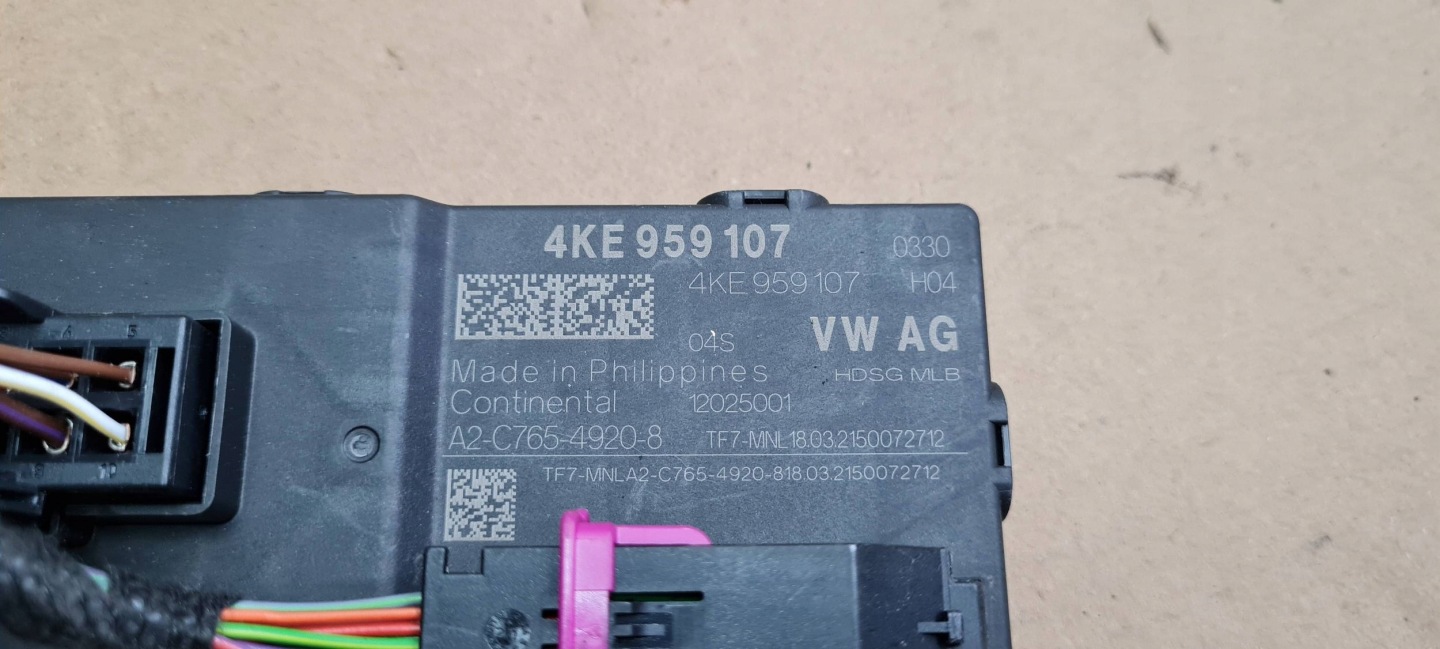 A5 8W S5 LIFT module control unit bonnet boot rear part 4KE959107 A4 B9 8W