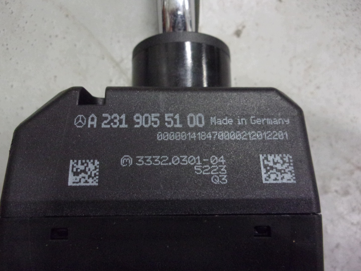 MERCEDES R231 SL231 SL400 ignition key A2319055100
