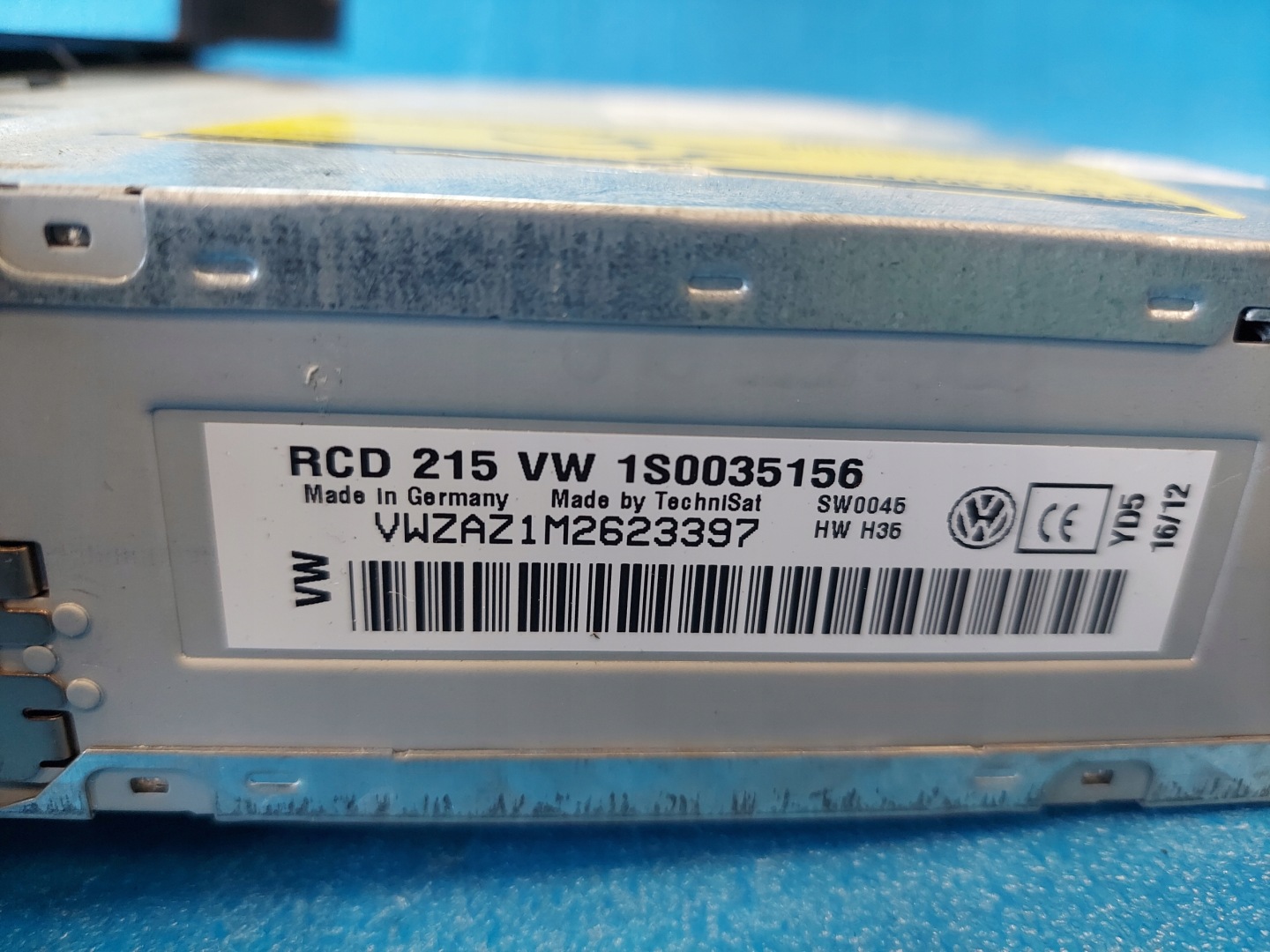 RADIO EKRAN VW UP 1S0035156