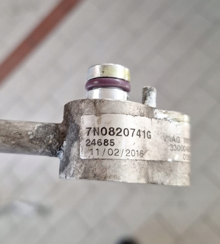 cső tömlő klíma VW SHARAN II OE 7N0820741G