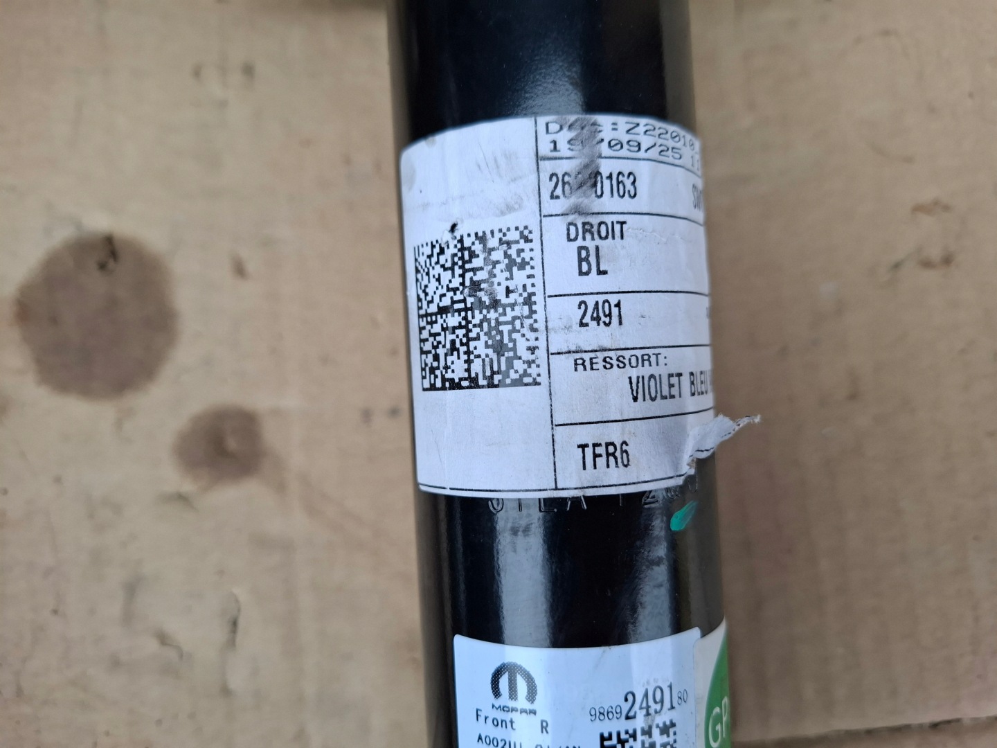 shock absorber front left right OPEL MOKKA B new 25r