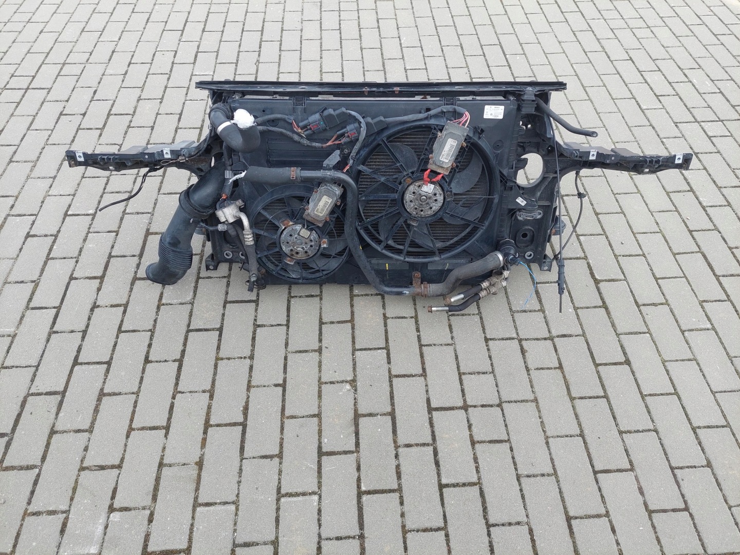 front body wall front pillar radiator PORSCHE CAYENNE and 7L 9PA LIFT 3.6