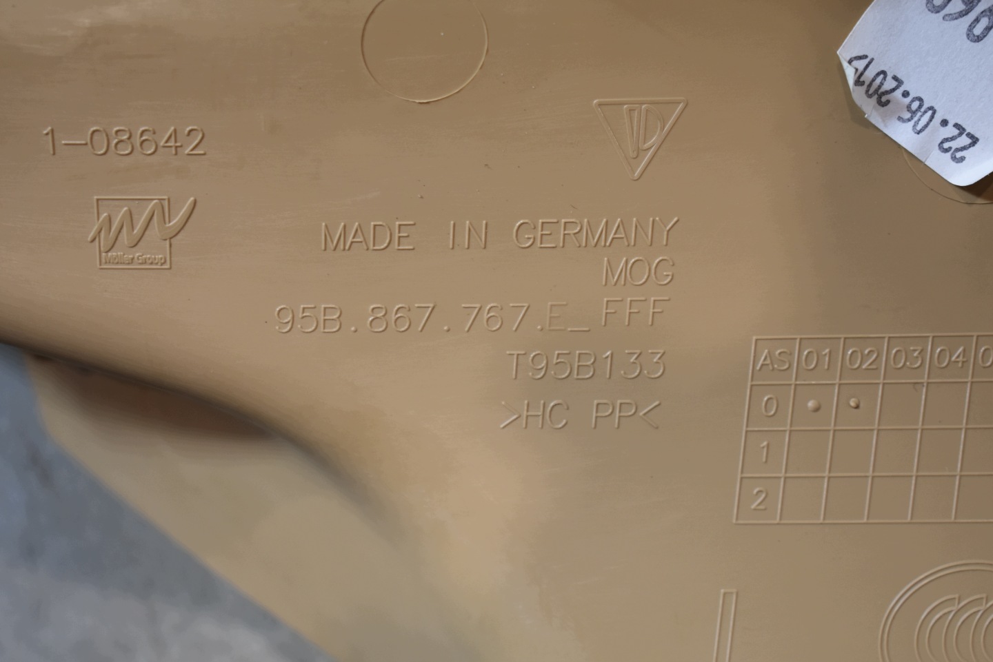 IDEALNA cover cap threshold SLUPKA rear part rear left PORSCHE MACAN 1