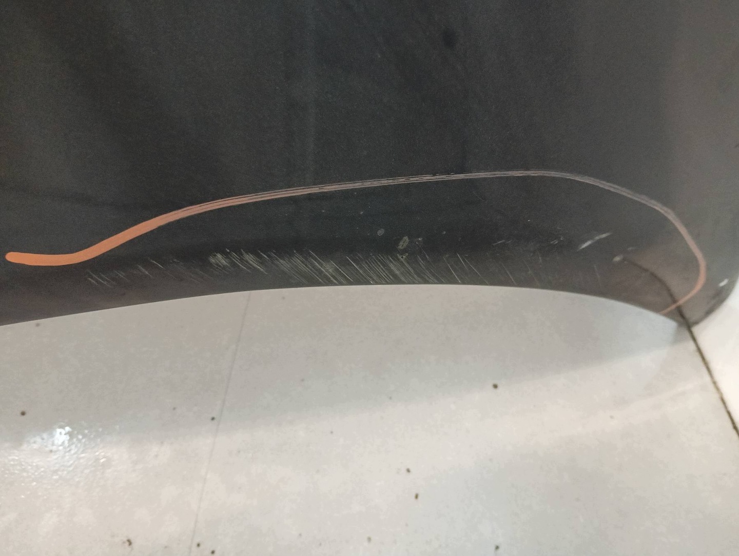 Paraurti posteriore nero LIFT PDC Alfa Romeo GT e (2003-2010)