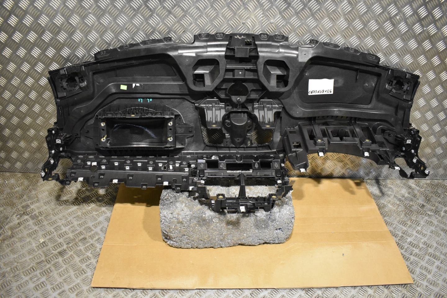 IDEALNA console leather NAPPA CZEROWNA NITKA PORSCHE CAYENNE 9Y 1