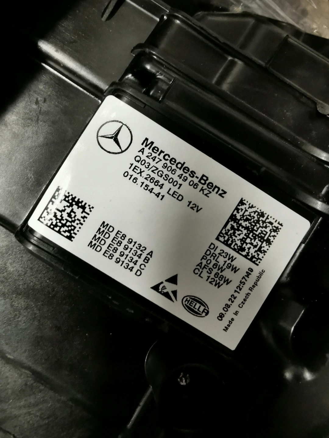 light left Mercedes GLA W247 MultiBeam A2479064906