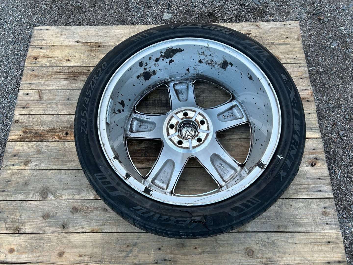 wheel disc discs disc 20" 20x8jx24 Dodge RAM 1500 2009
