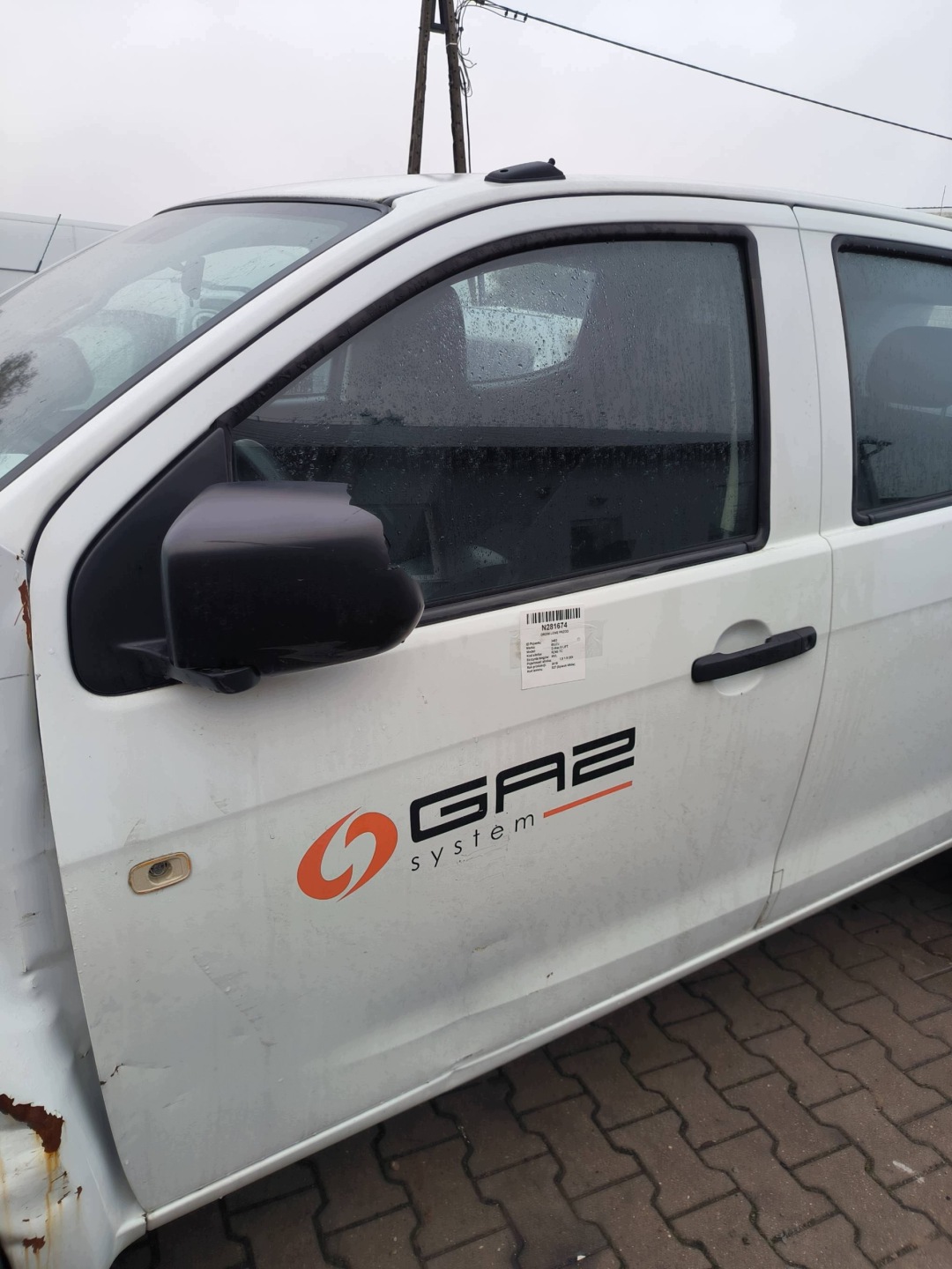 dvere ľavé predok 527 SPLASH WHITE ISUZU D-Max II