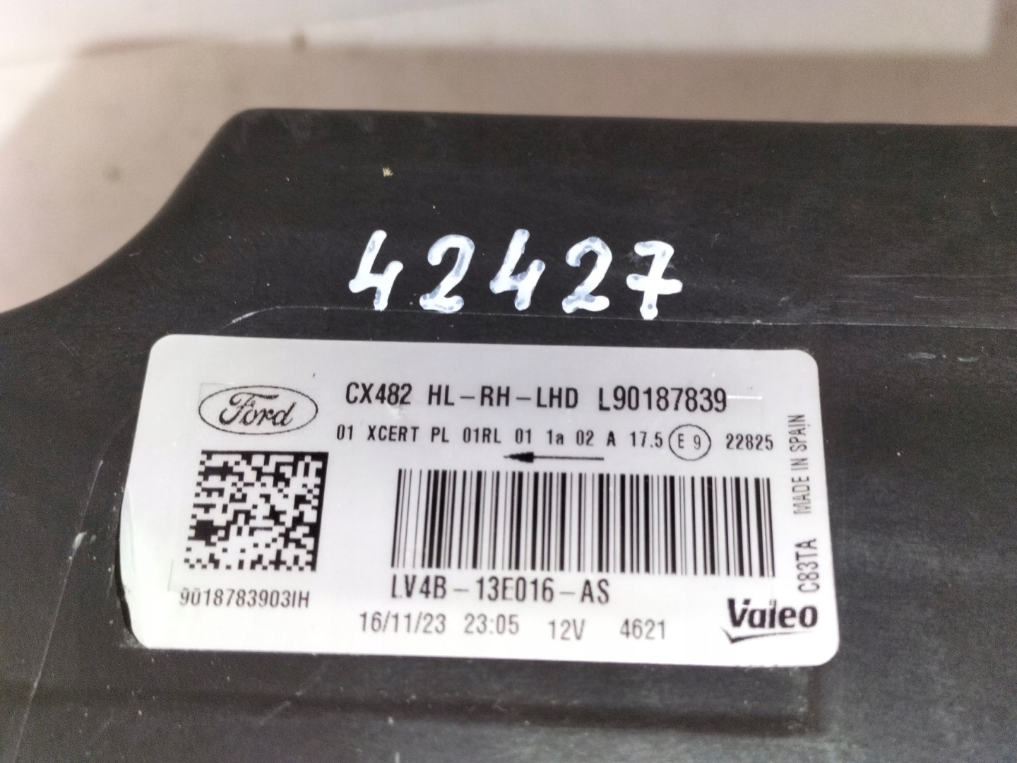 light front reflektor right FORD KUGA MK3 19- FULL LED