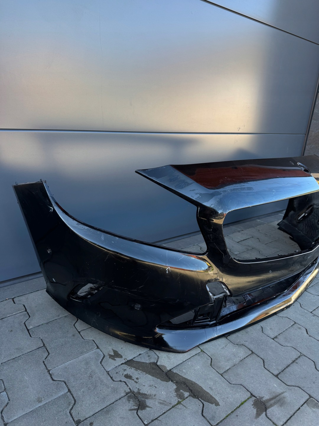 MERCEDES A W176 LIFT 16-18 bumper front front A1768853625 black ORYG.