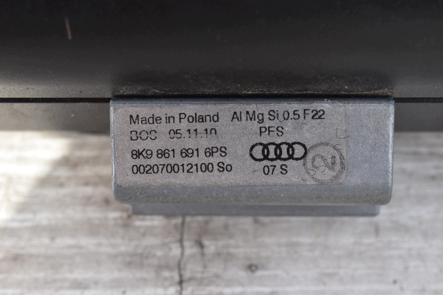 blinds boot net AUDI A4 B8 KOMBI 2008-2015 8K98616916PS