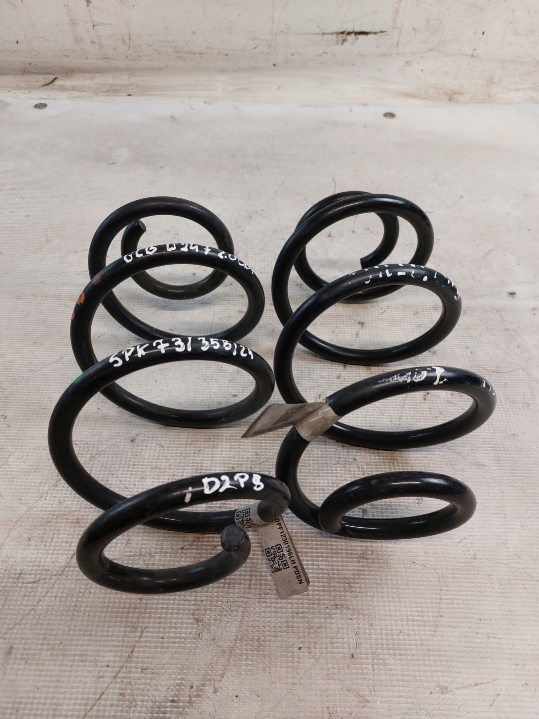 springs rear. MERCEDES GLB W247 A247