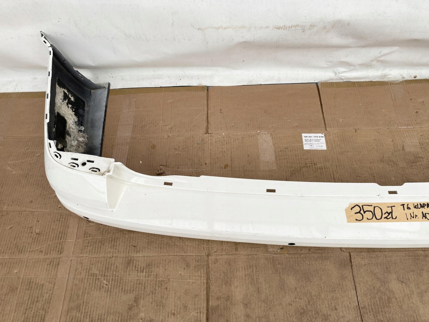 VW T6 T6.1 TRANSPORTER MULTIVAN CARAVELLA 15- bumper rear part rear 4X PDC