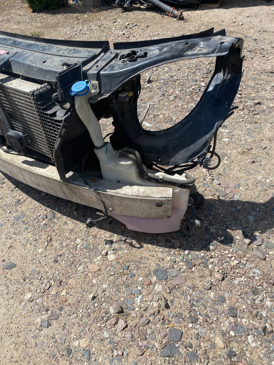 MERCEDES ML W164 3.0 CDI complete support panel for radiators radiator sider A1645000093
