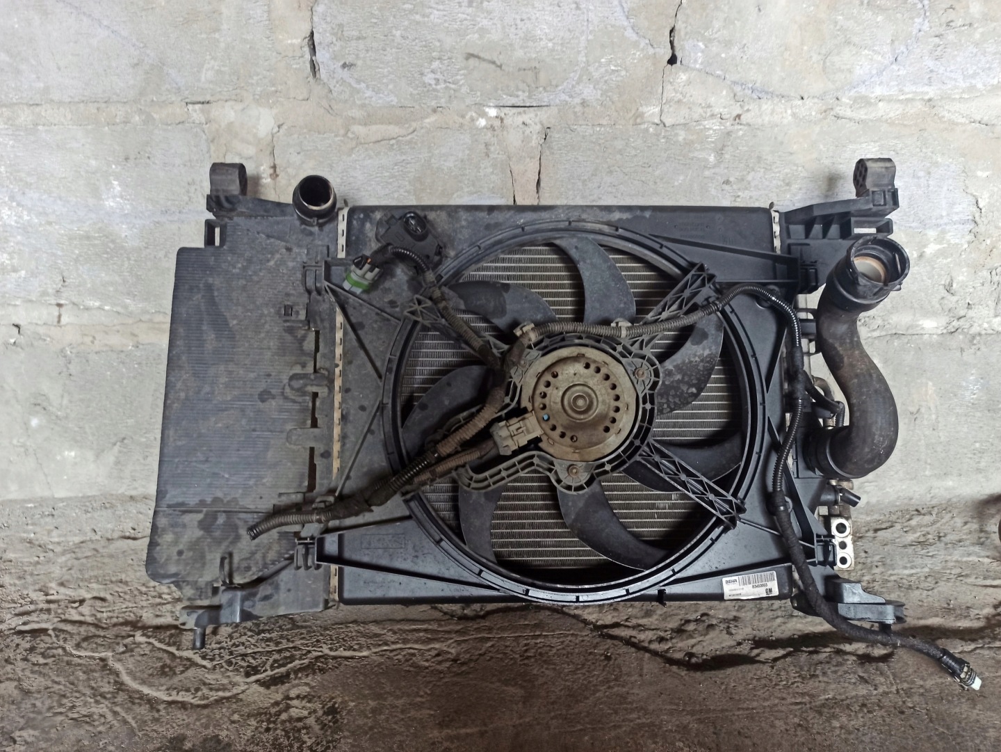OPEL MERIVA B 1.4 RADIATORE / RAFFREDDATORE KOMPLET RADIATORE