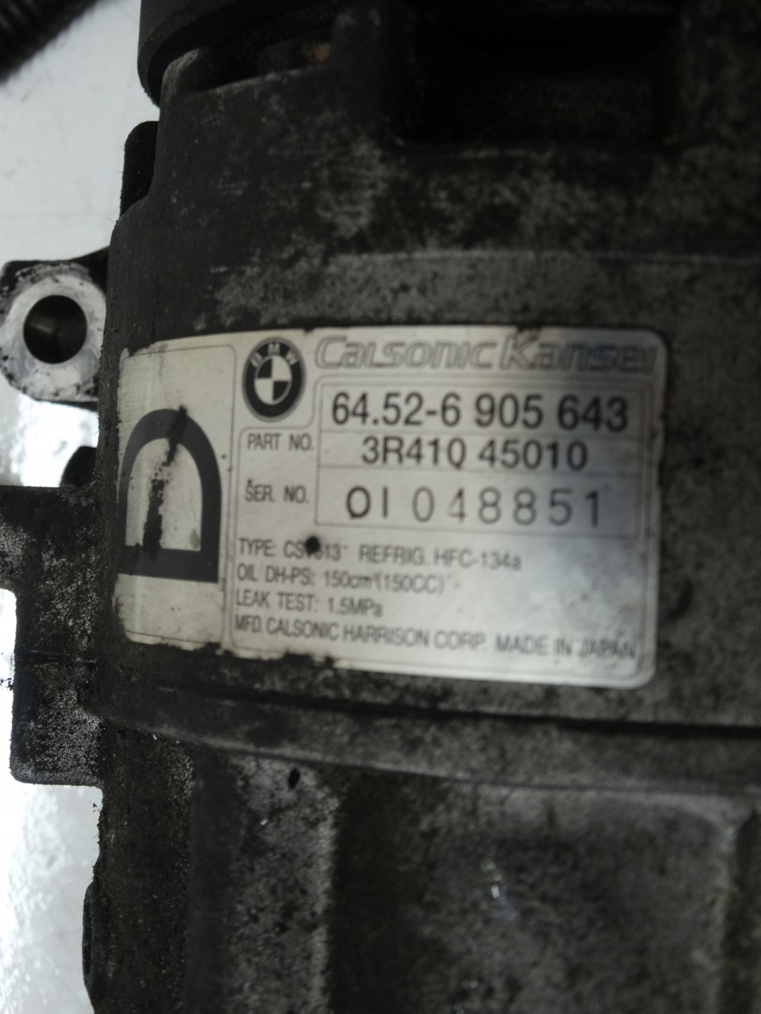 kompresor klimatizaci BMW E46 KOMBI 6905643 03r.
