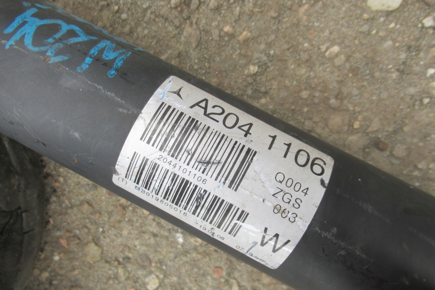 MERCEDES W204 crank NAPEGOWY A2041106