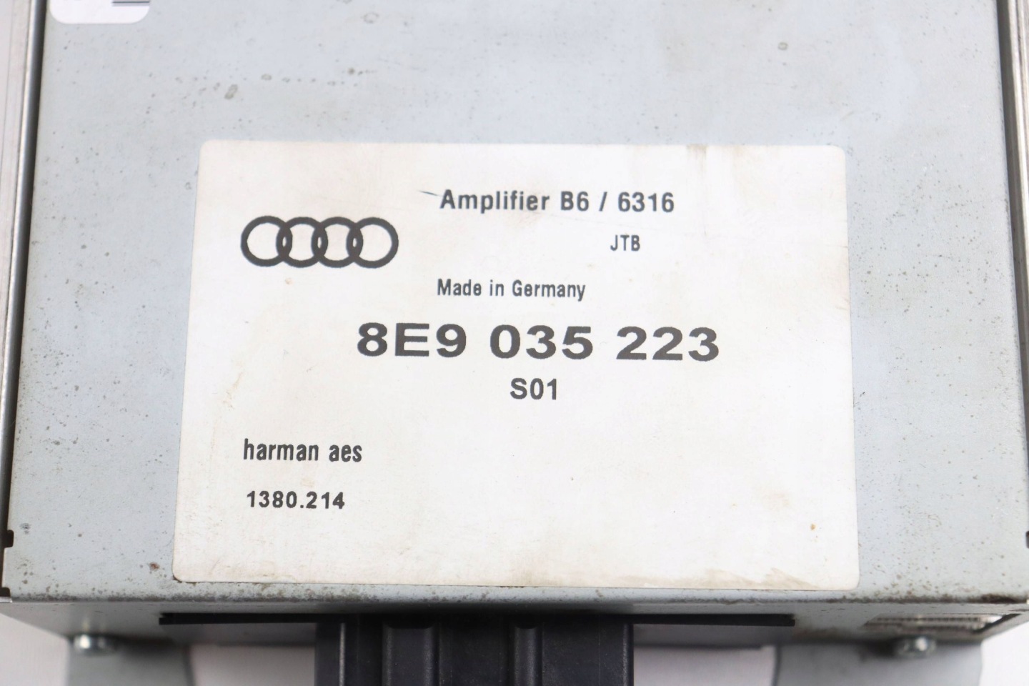 AUDI A4 B6 B7 amplifier AUDIO module AUDIO KOMBI AVANT 8E9035223