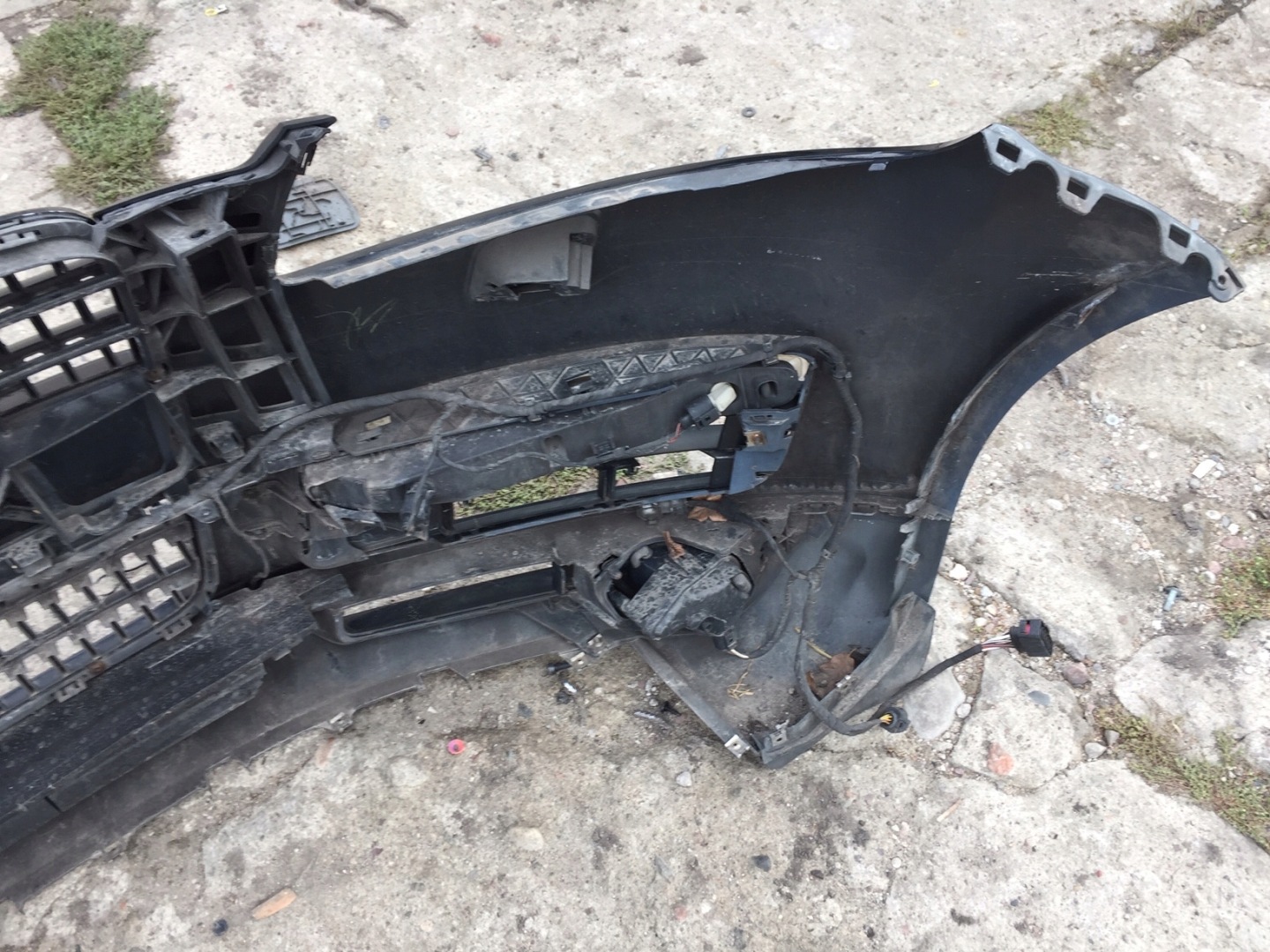 AUDI Q7 4L LZ9Y bumper front front grill grille