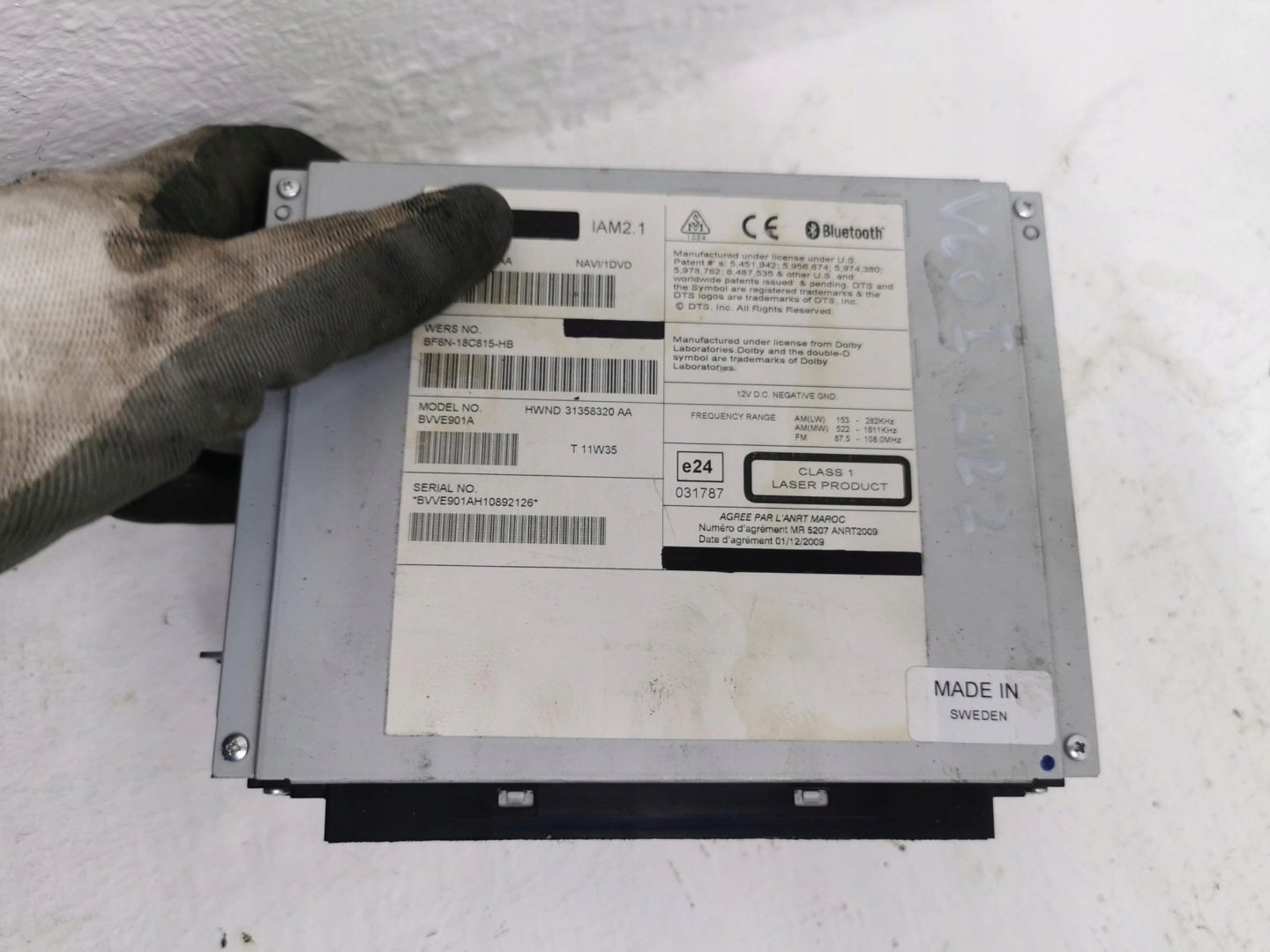 RADIO CD MP3 lettore VOLVO V60 e 31358290AA 10-18