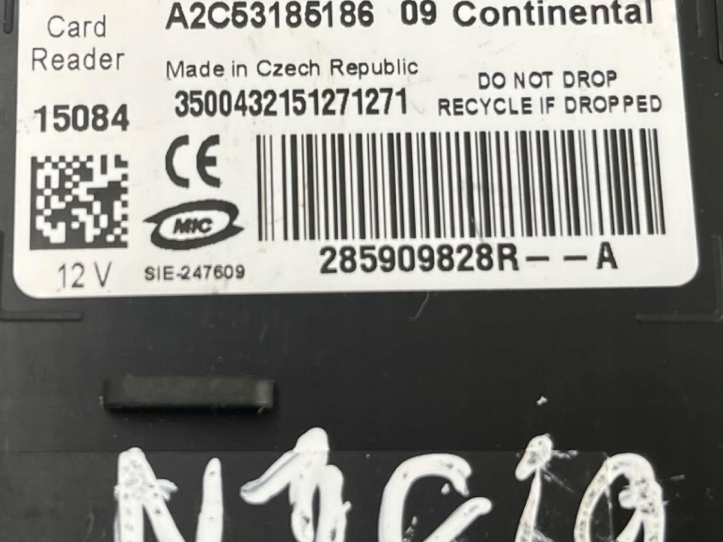 ignition Renault Megane 3 2010 285909828R