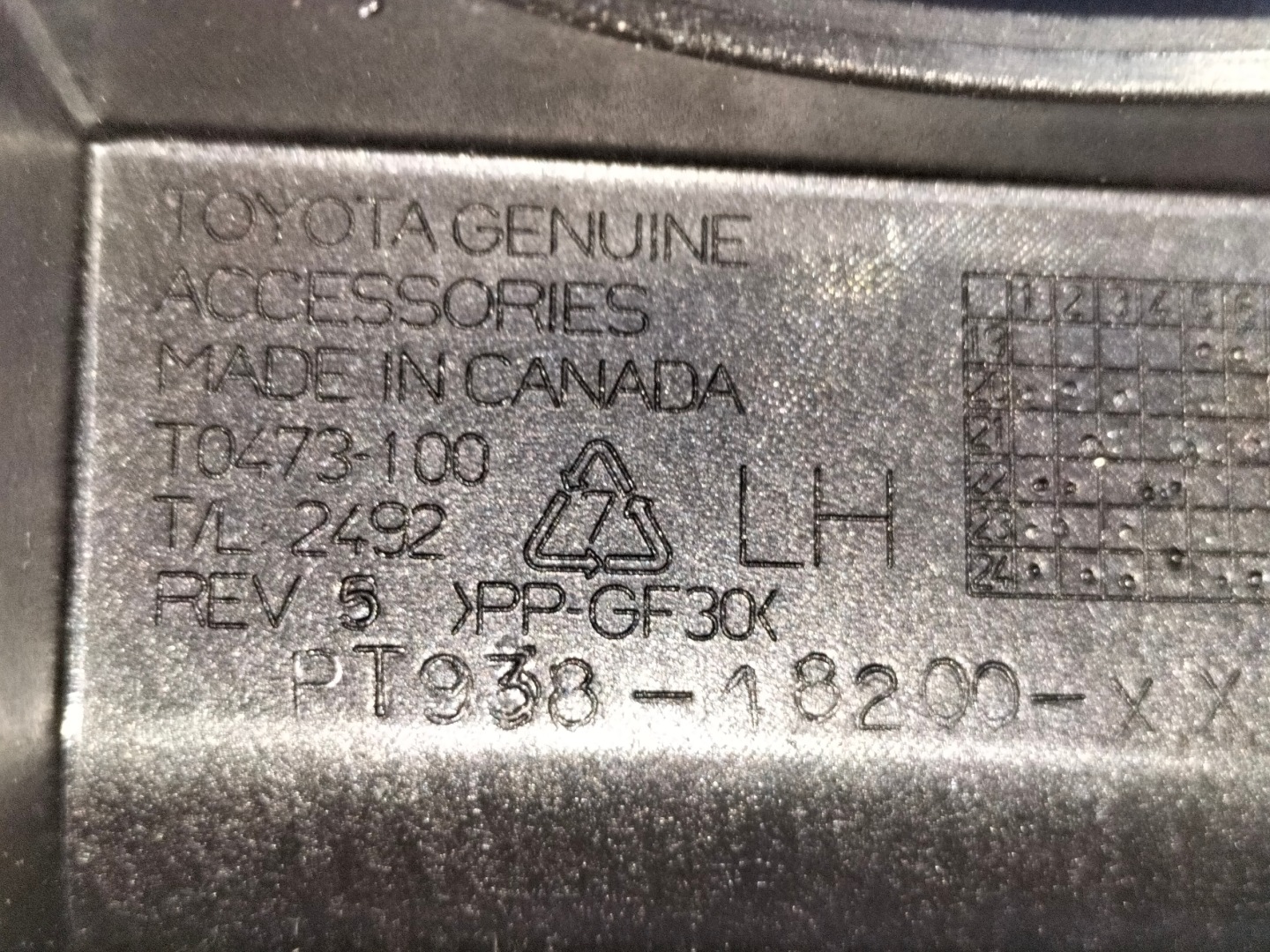 Stopien exterior threshold left TOYOTA HIGHLANDER 19