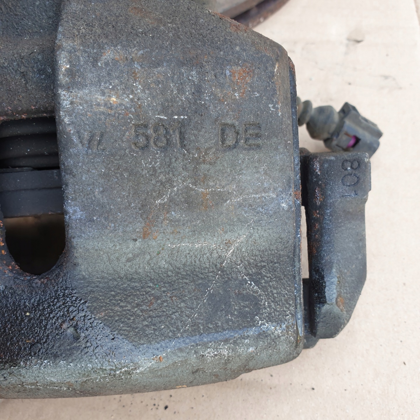třmen brzdový kotouč plotýnky AUDI VW SEAT SKODA 287X24 OE