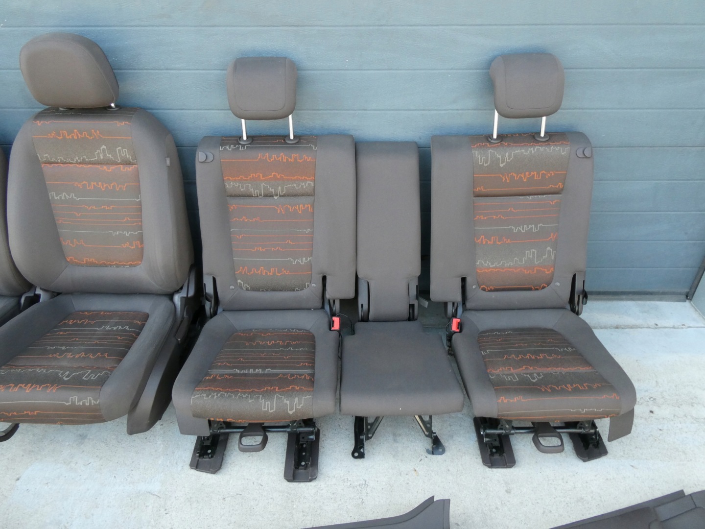 seats GRZANE upholstery side BRAZOWE OPEL MERIVA B