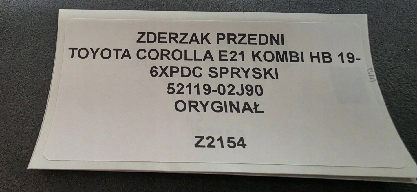 Frontstoßstange vorne Toyota Corolla E210 E21 5211902J90