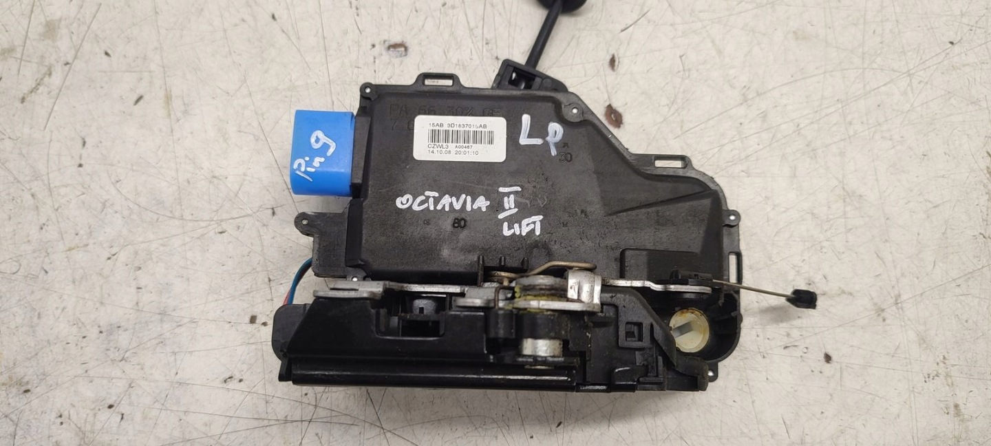 lock door front front left Skoda Octavia II LIFT 1,9 TDI