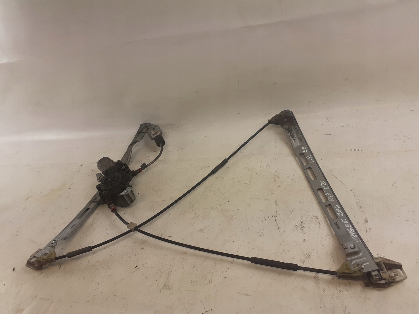 window regulator mechanism PEUGEOT 206 left front